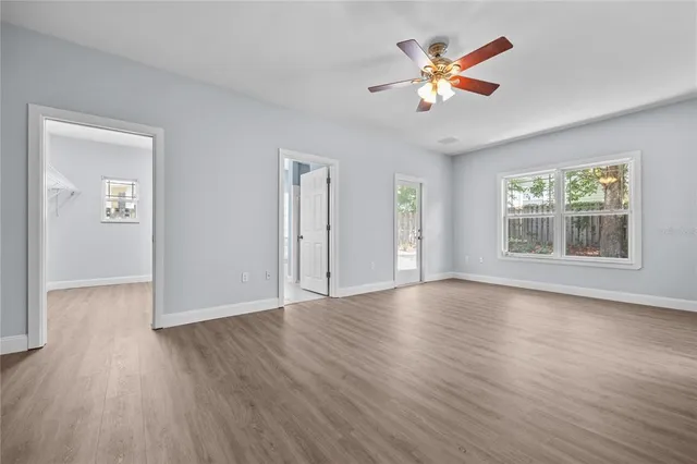a bathroom with a bathtub and a sink