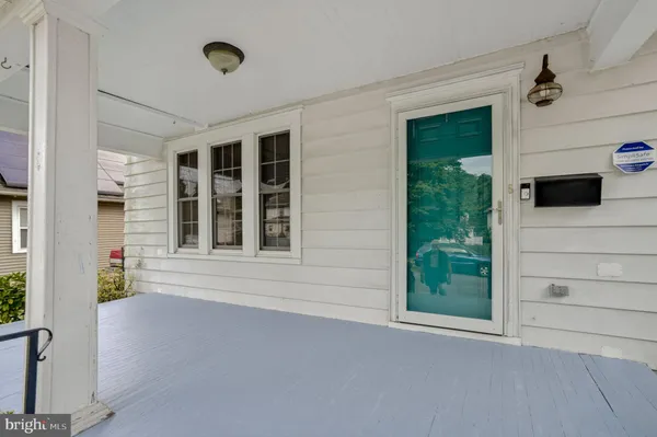 front view of a house with a windows