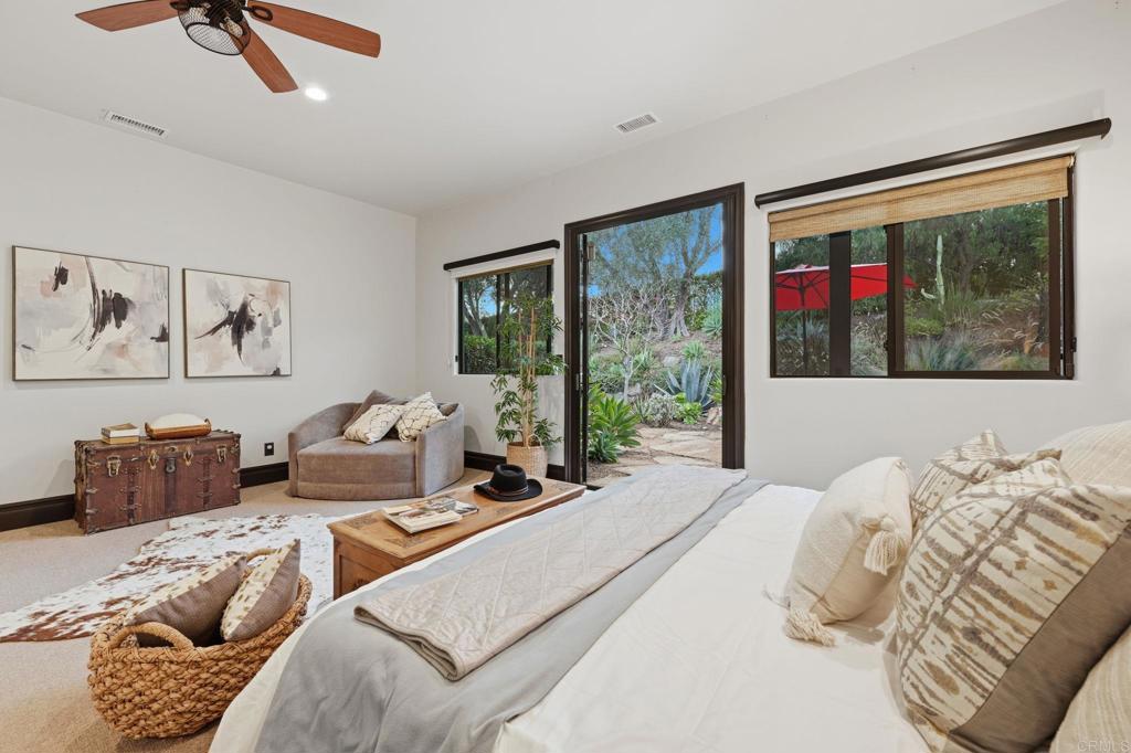 1111 Palomino Road Fallbrook, CA 92028 - Photo 25 of 64 a bedroom with furniture and a large window
