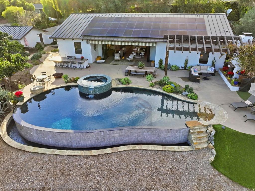1111 Palomino Road Fallbrook, CA 92028 - Photo 50 of 64 swimming pool view with a seating space