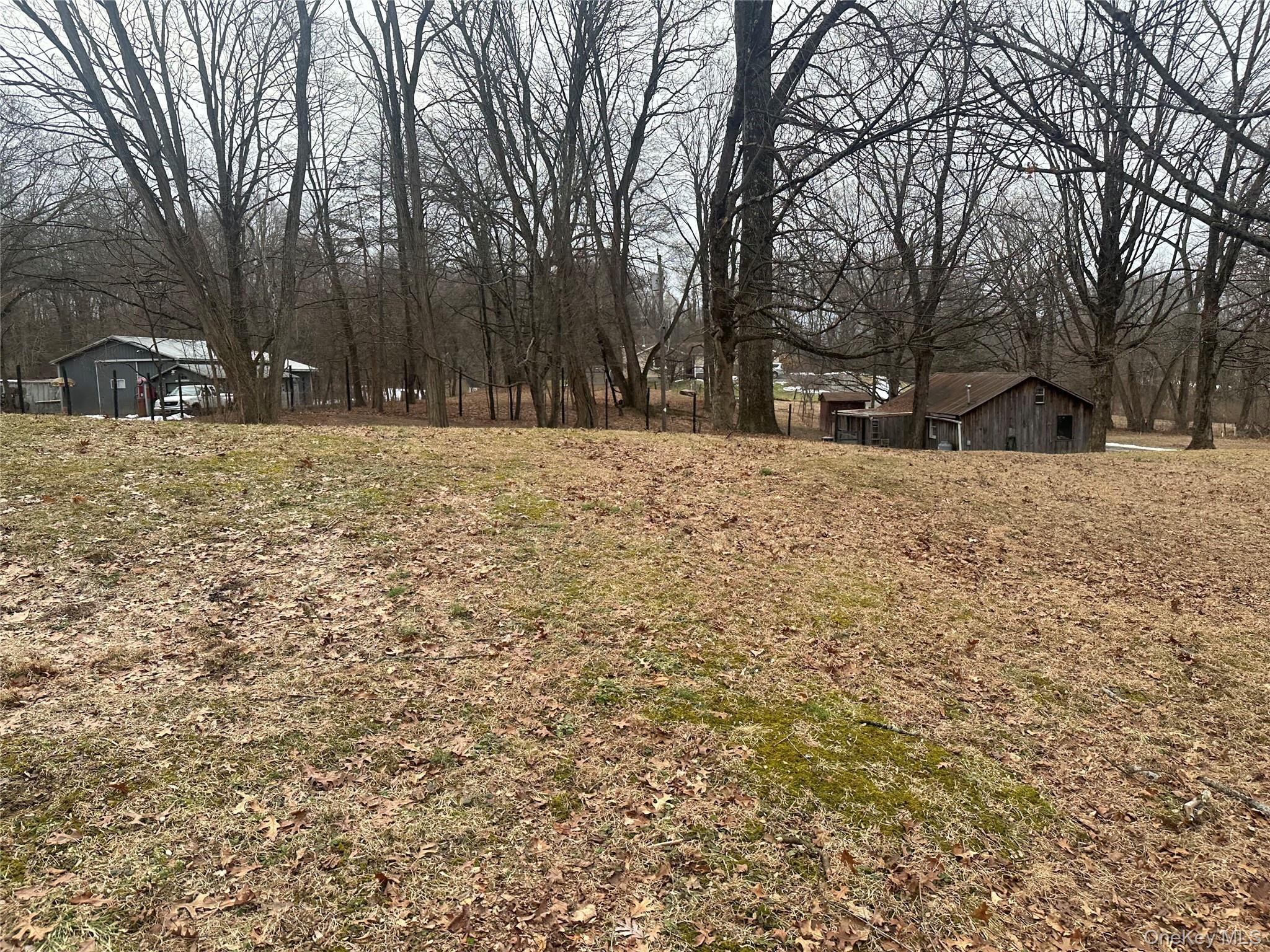 199 Old Route Red Hook, NY 12571 - Photo 6 of 8 a view of a yard covered with snow in front of house