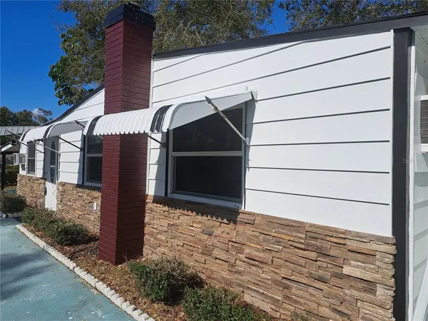 a view of front door