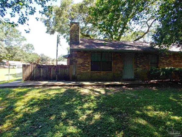 a backyard of a house