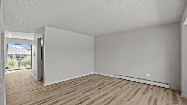 wooden floor in an empty room