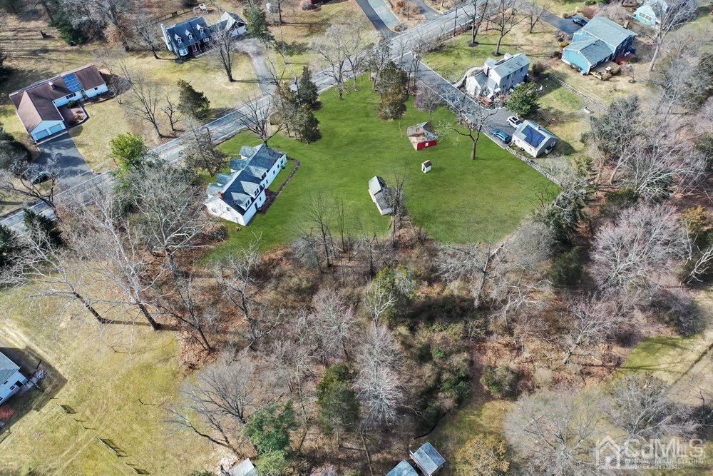 Half Foothill Road Bridgewater, NJ 08807 - Photo 18 of 35 an aerial view of a house with a yard