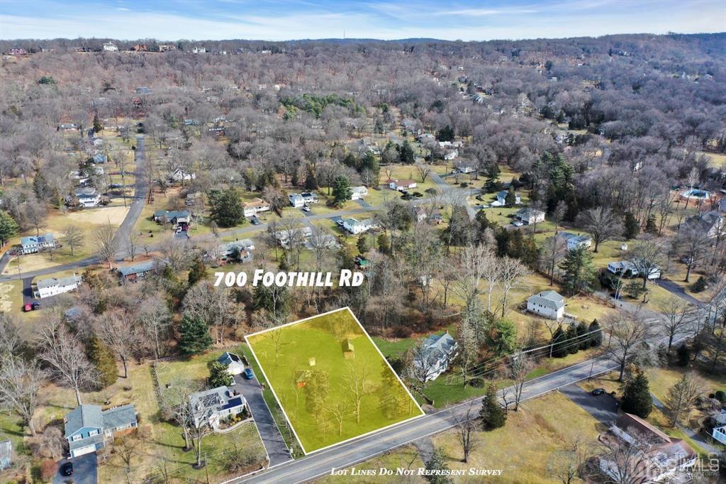 Half Foothill Road Bridgewater, NJ 08807 - Photo 2 of 35 an aerial view of a house and a yard