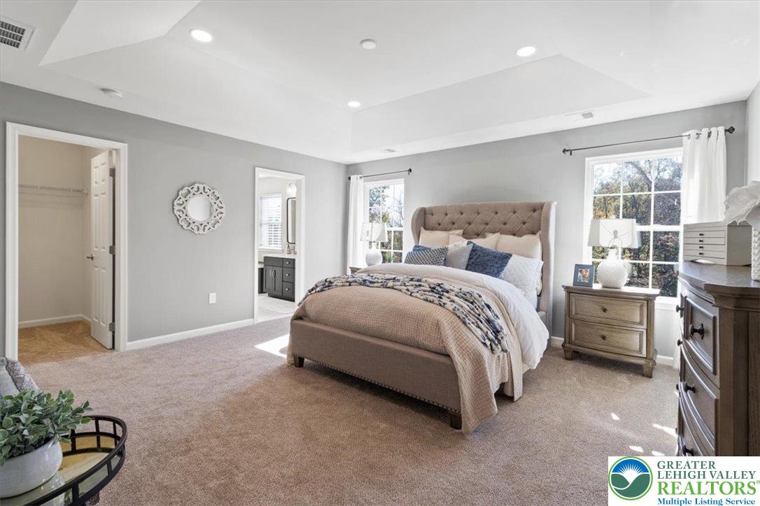 77 Tumble Creek Road, Unit 14 Easton, PA 18042 - Photo 21 of 33 Owner's Bedroom *Photos are of a previously built model home. Finishes, features, and options may vary*