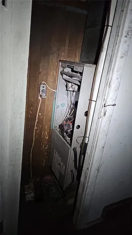 a view of water heater room