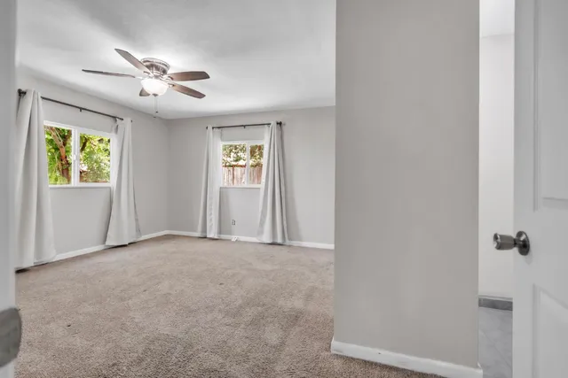 a view of an empty room