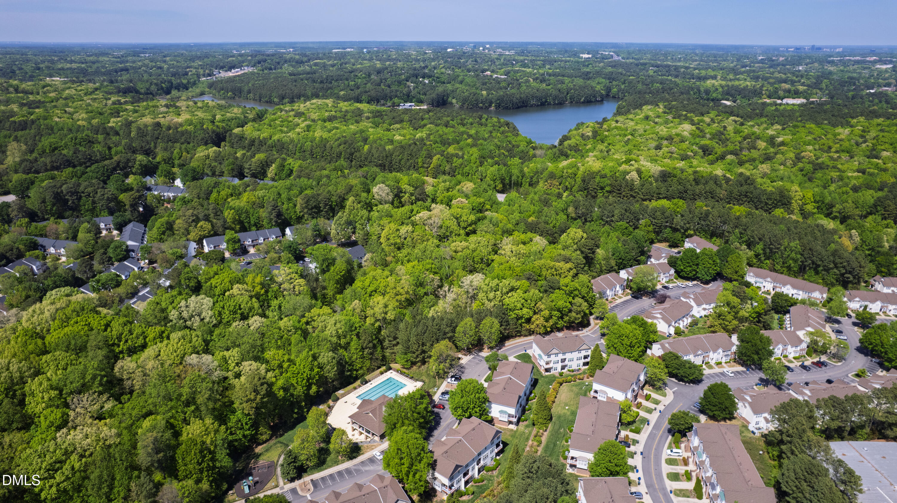 5415 Crescentview Parkway Raleigh, NC 27606 - Photo 62 of 64 a view of a lake with a mountain