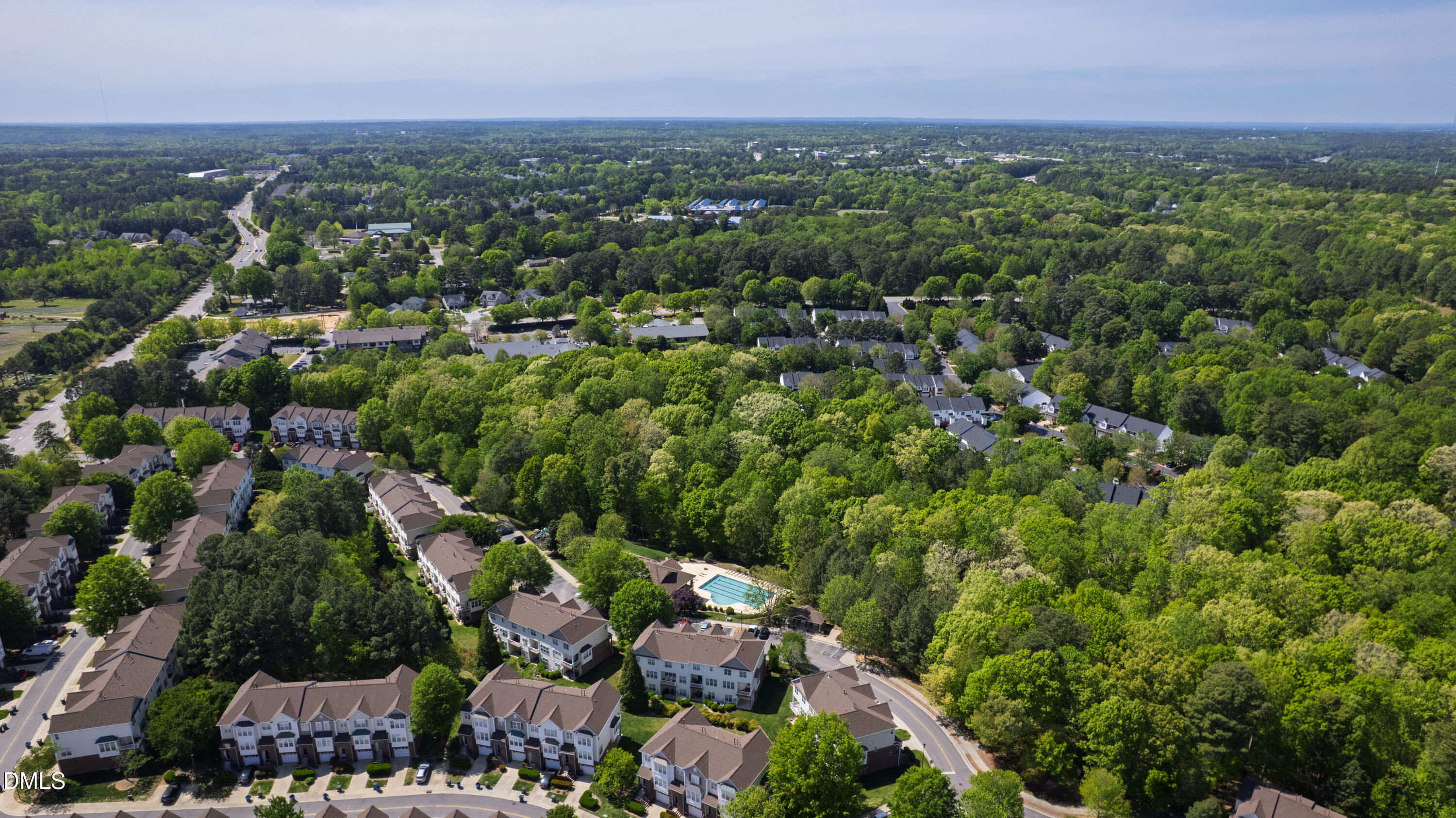 5415 Crescentview Parkway Raleigh, NC 27606 - Photo 63 of 64 an aerial view of multiple house