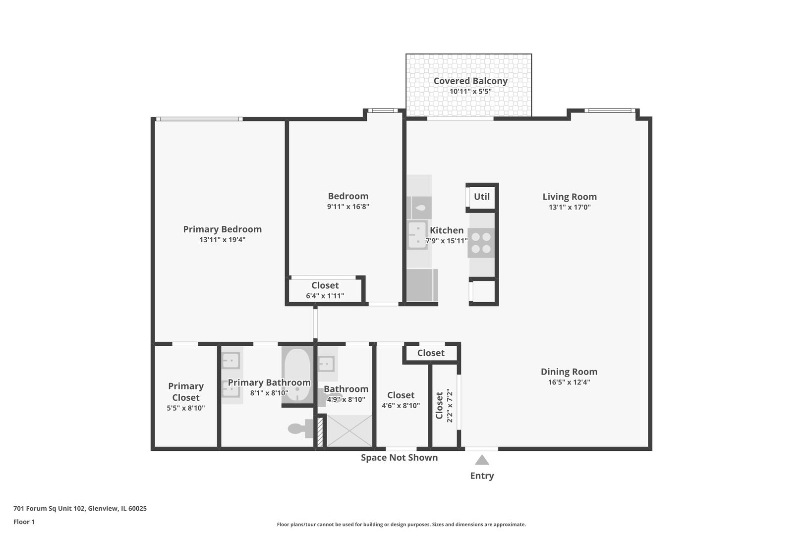 701 Forum Square, Unit 102 Glenview, IL 60025 - Photo 2 of 2 unknown