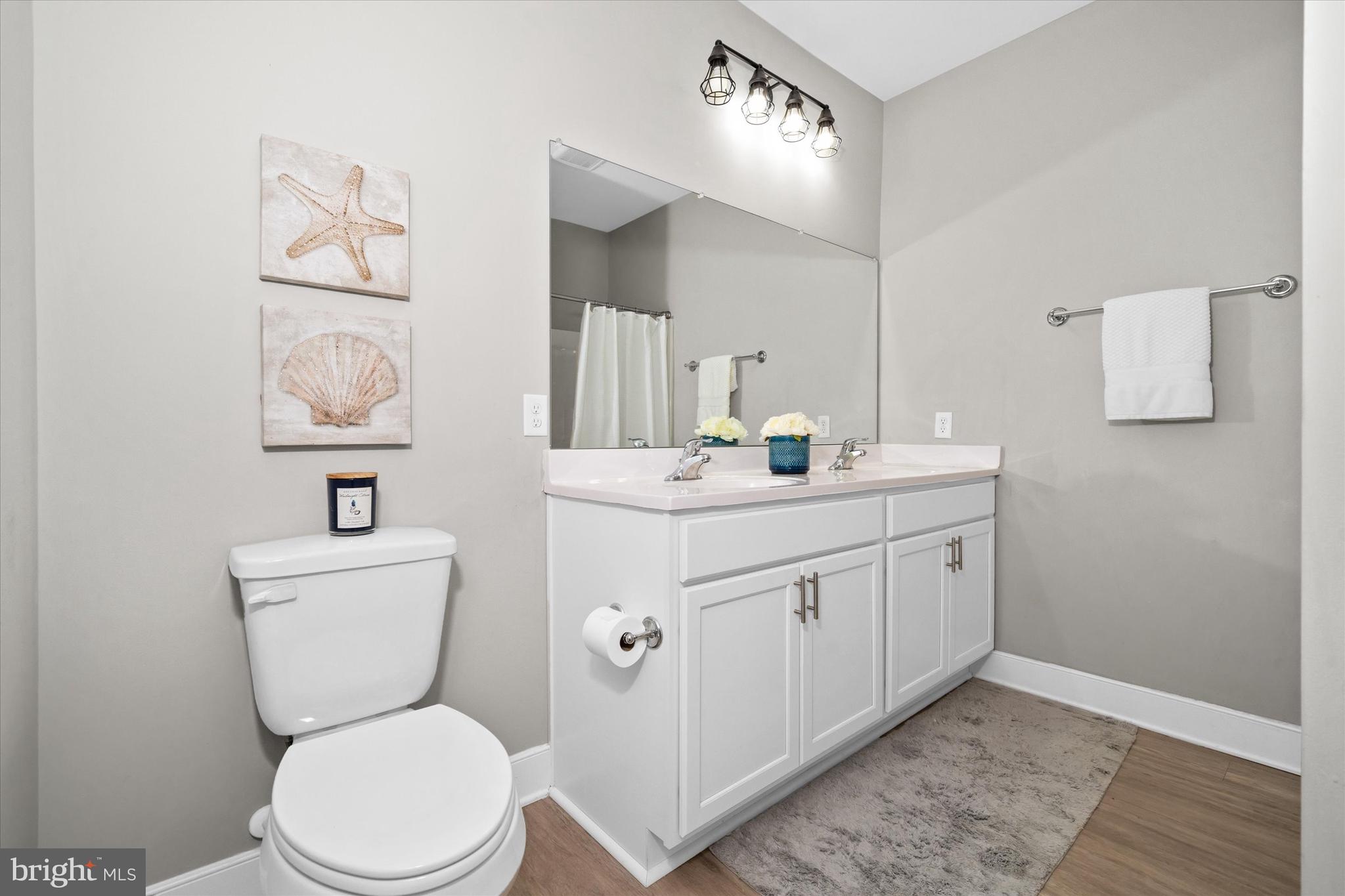 30609 Cedar Neck Road, Unit 3205 Ocean View, DE 19970 - Photo 22 of 28 a bathroom with a toilet sink and mirror