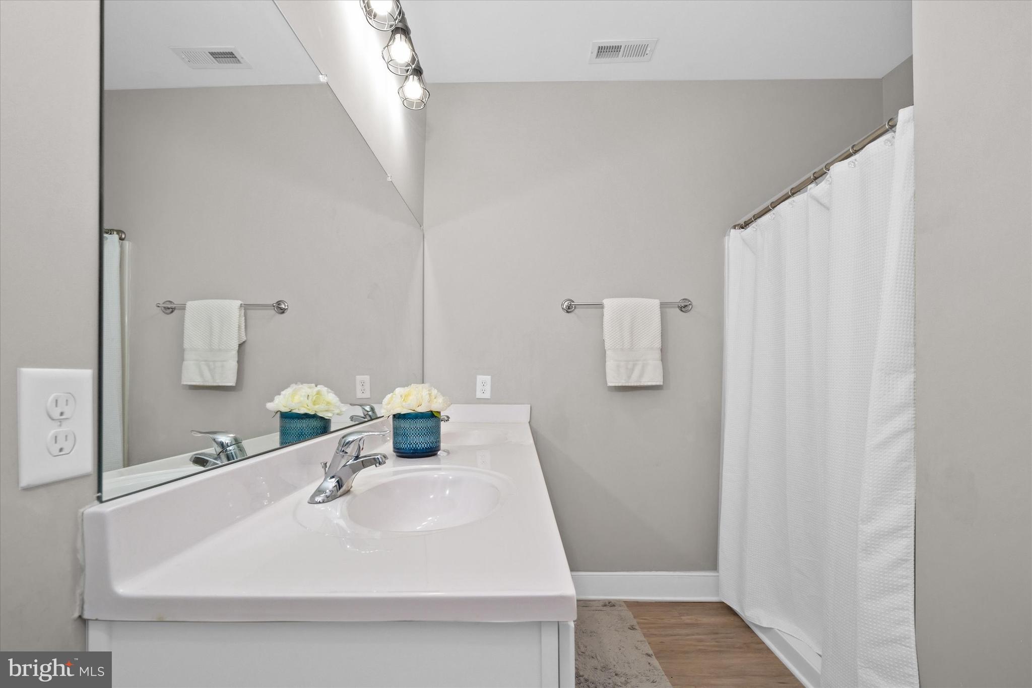 30609 Cedar Neck Road, Unit 3205 Ocean View, DE 19970 - Photo 23 of 28 a bathroom with a sink and a mirror