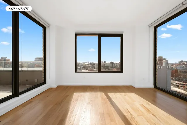a kitchen with stainless steel appliances a refrigerator sink and microwave