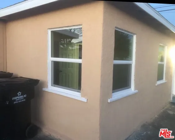 a view of an front door