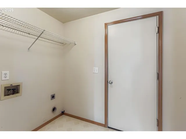 a view of a backyard with a garden