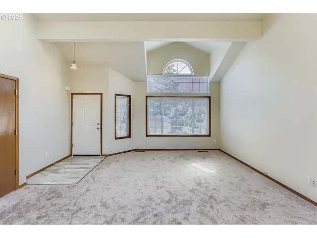 a view interior of a house with wooden floor