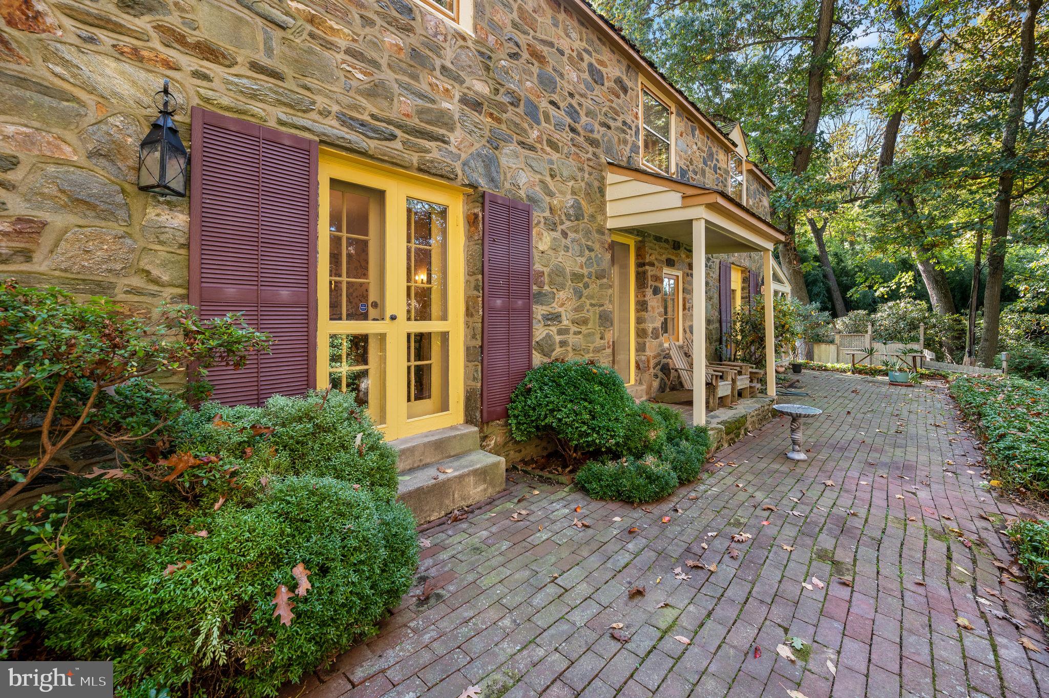 1641 Ridley Creek Road Media, PA 19063 - Photo 5 of 63 Front patio overlooking the woods