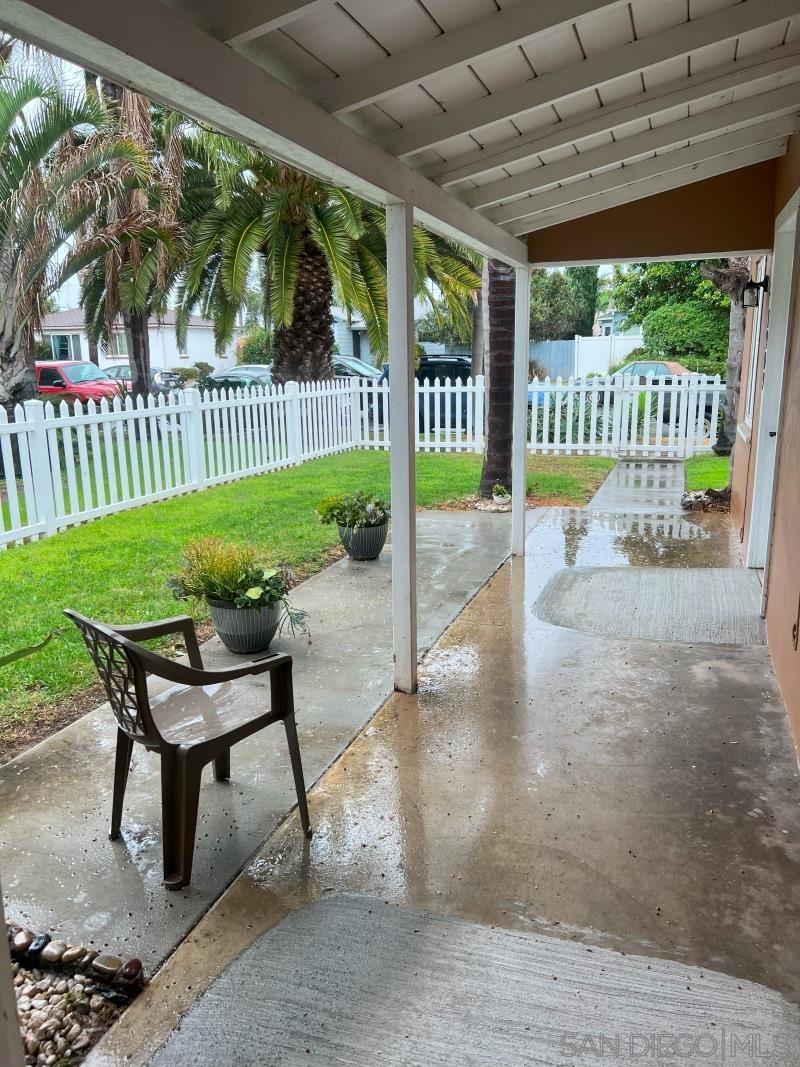 1909 South Freeman Street Oceanside, CA 92054 - Photo 6 of 14 a view of a porch with furniture and garden