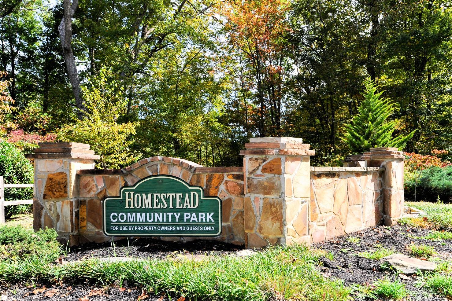 Lot 41 West 4968 Long Rifle Road Walland, TN 37886 - Photo 7 of 13 Community Park Sign