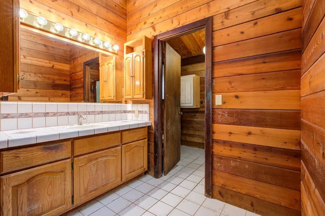 a bathroom with a sink and a bathtub
