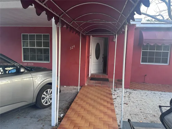 a view of entrance