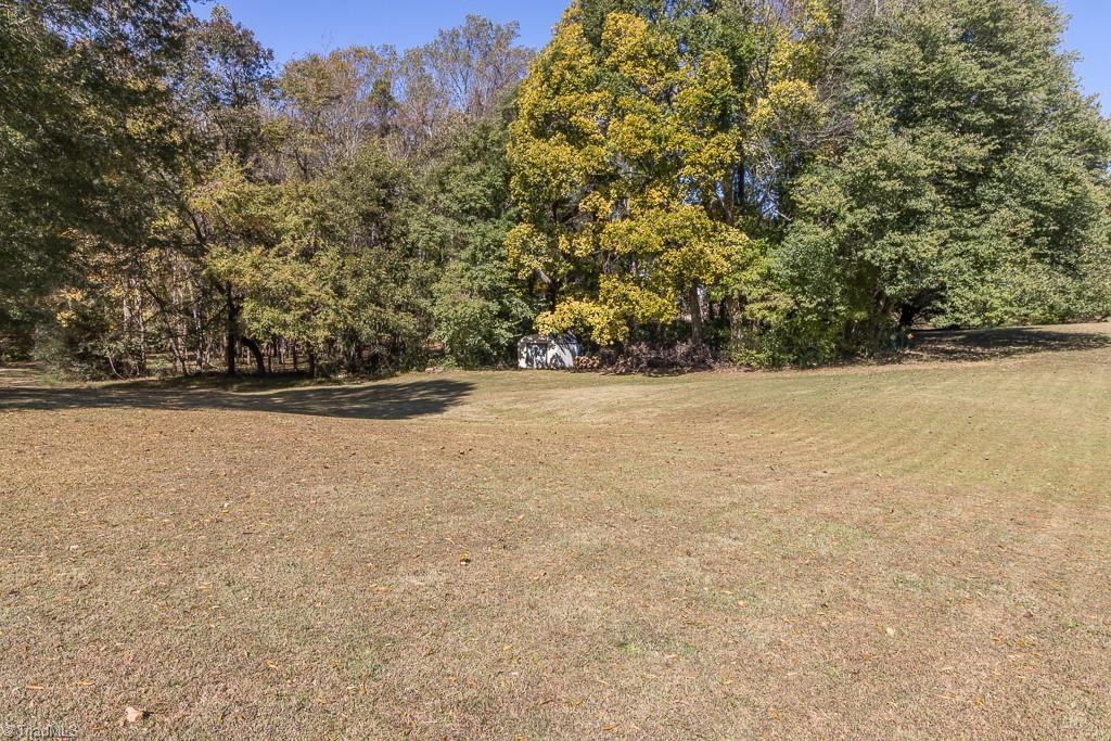 8280 Stafford Mill Road Oak Ridge, NC 27310 - Photo 9 of 40 PROPERTY LINE GOES BACK INTO THE TREE LINE