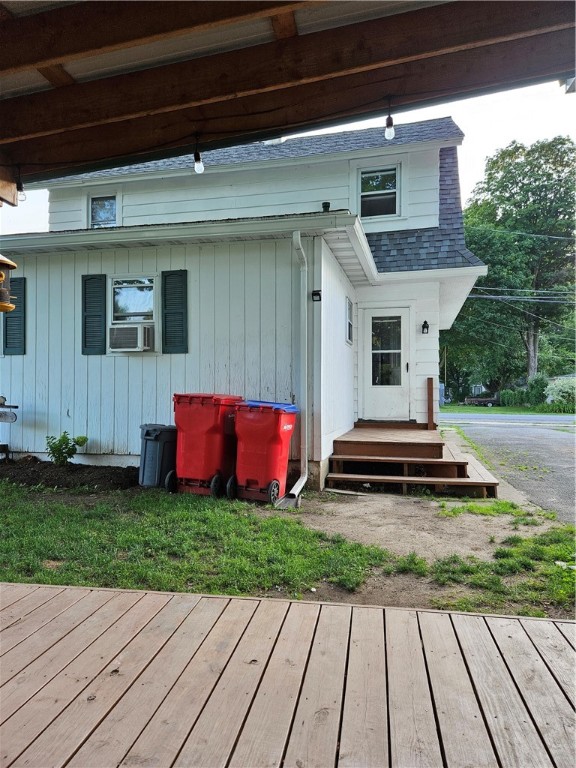 2 Walnut Street Phelps, NY 14532 - Photo 36 of 40 Covered porch/deck right off the back steps