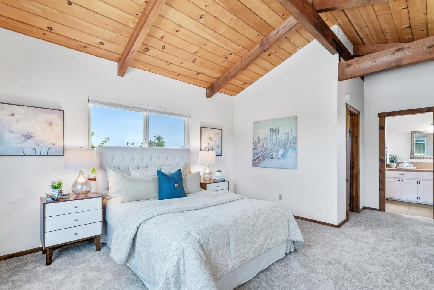 620 Sumner Street Santa Cruz, CA 95062 - Photo 19 of 45 a bedroom with furniture and a bed