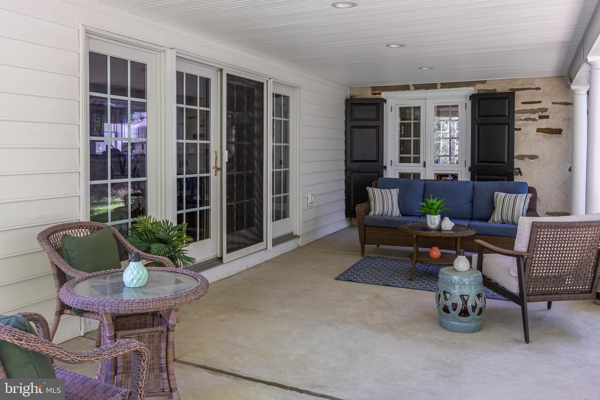 186 Lakeside Road Ardmore, PA 19003 - Photo 43 of 47 Side Covered Porch off Family Room