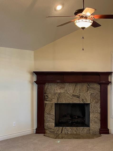 3913 100th Street Lubbock, TX 79423 - Photo 13 of 35 a fireplace with a vase on top of it