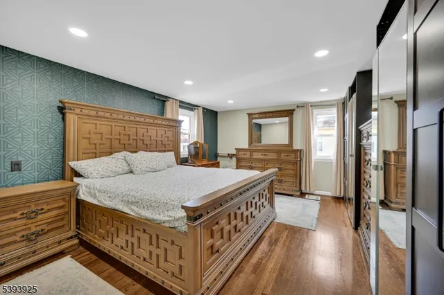 a view of a hallway with washer and dryer
