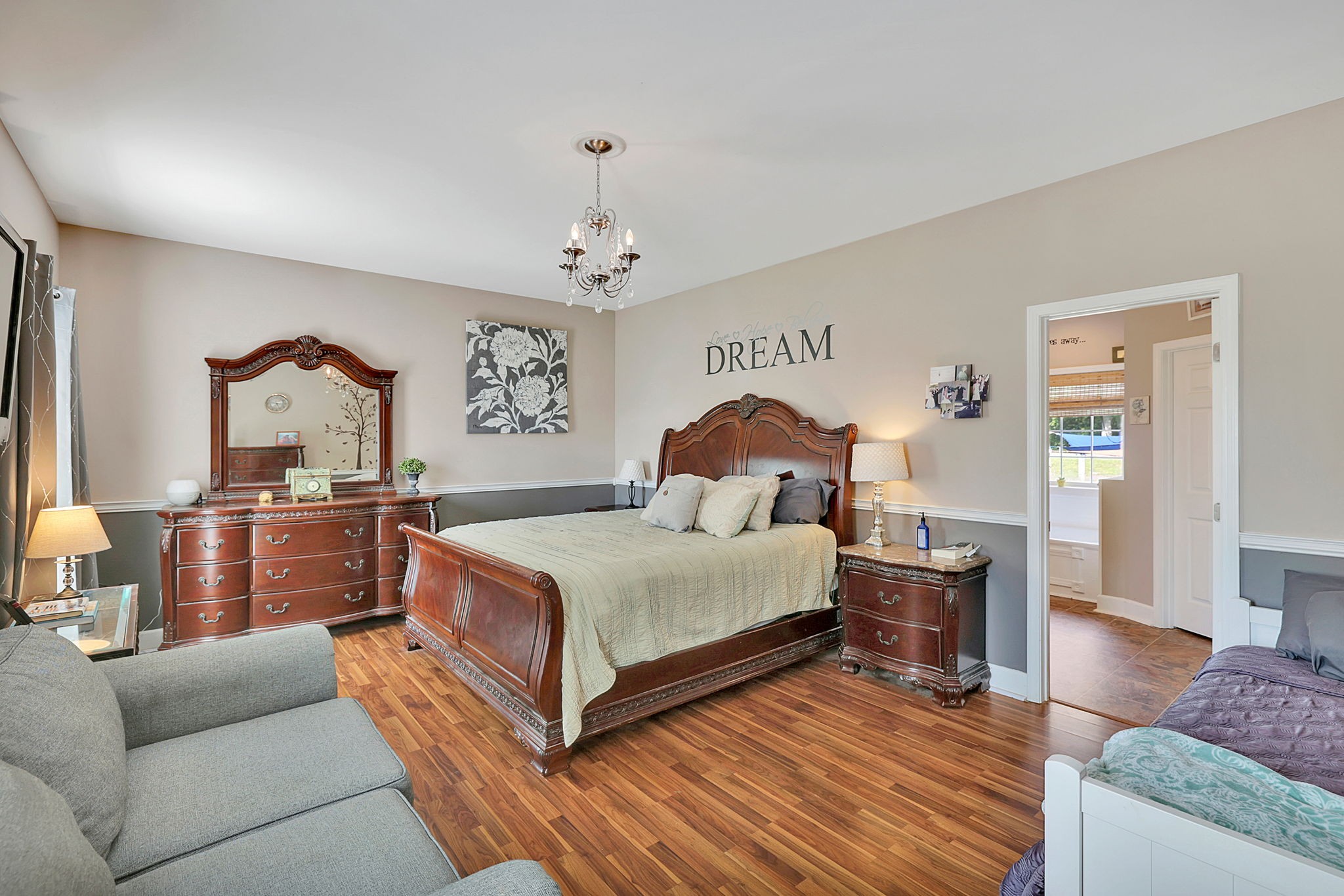 3079 Cairo Bend Road Lebanon, TN 37087 - Photo 35 of 67 a bed room with a bed and a couch