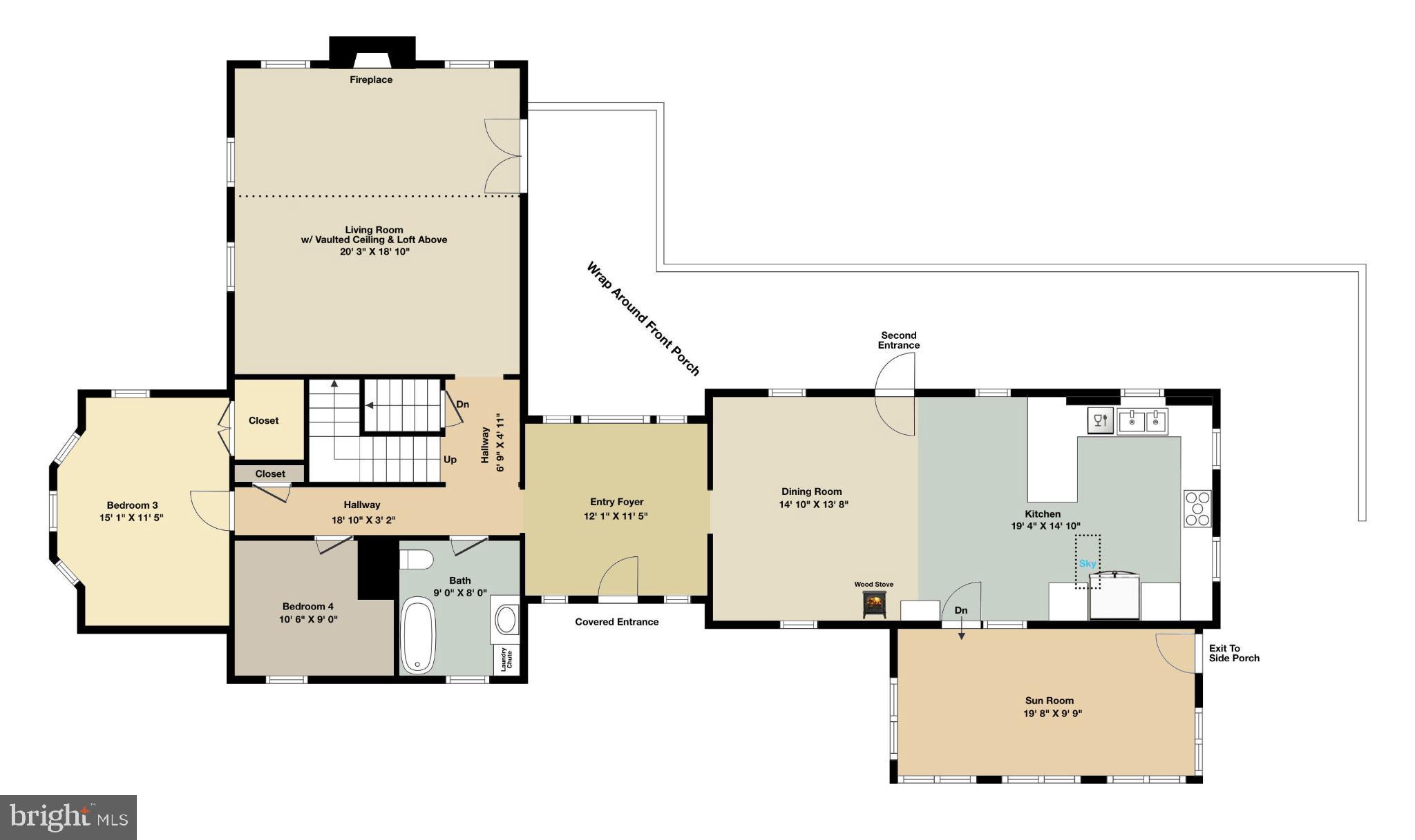 21539 Oatlands Road Aldie, VA 20105 - Photo 110 of 112 Main Level Floorplan