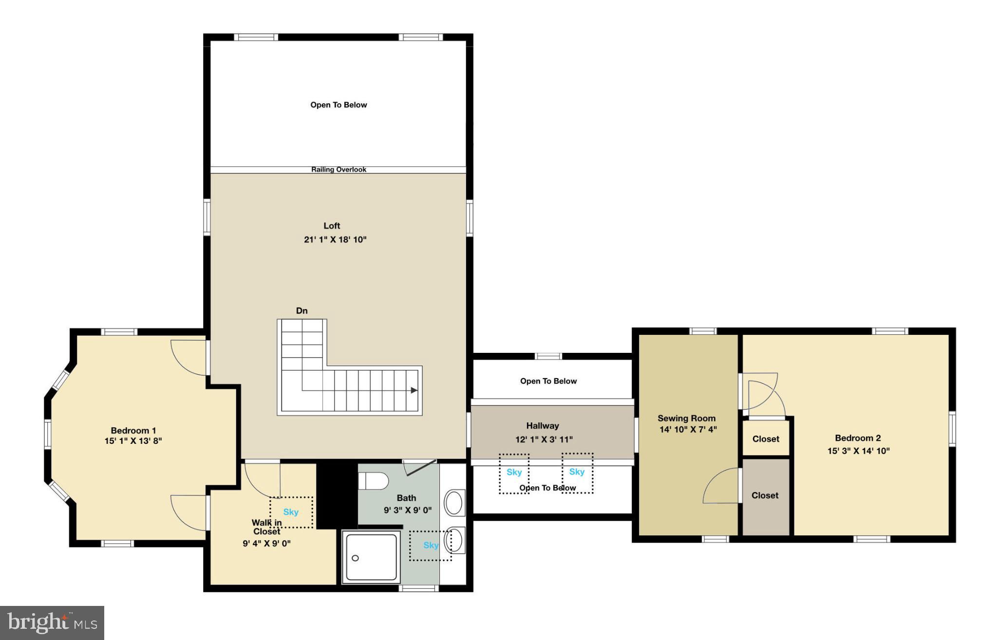 21539 Oatlands Road Aldie, VA 20105 - Photo 111 of 112 Upper Level Floorplan