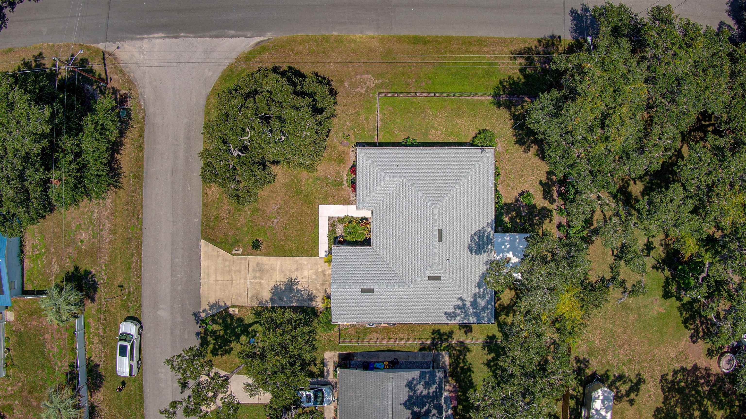 101 Linden Road St. Augustine, FL 32086 - Photo 18 of 21 an aerial view of a house with a yard