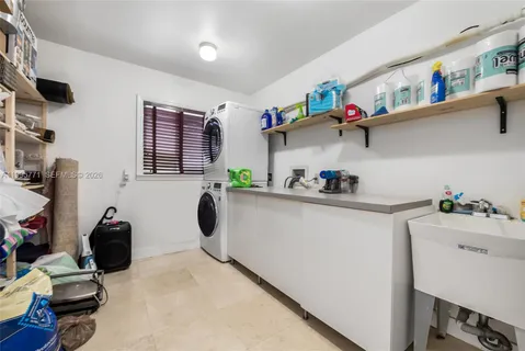a room with storage and utility