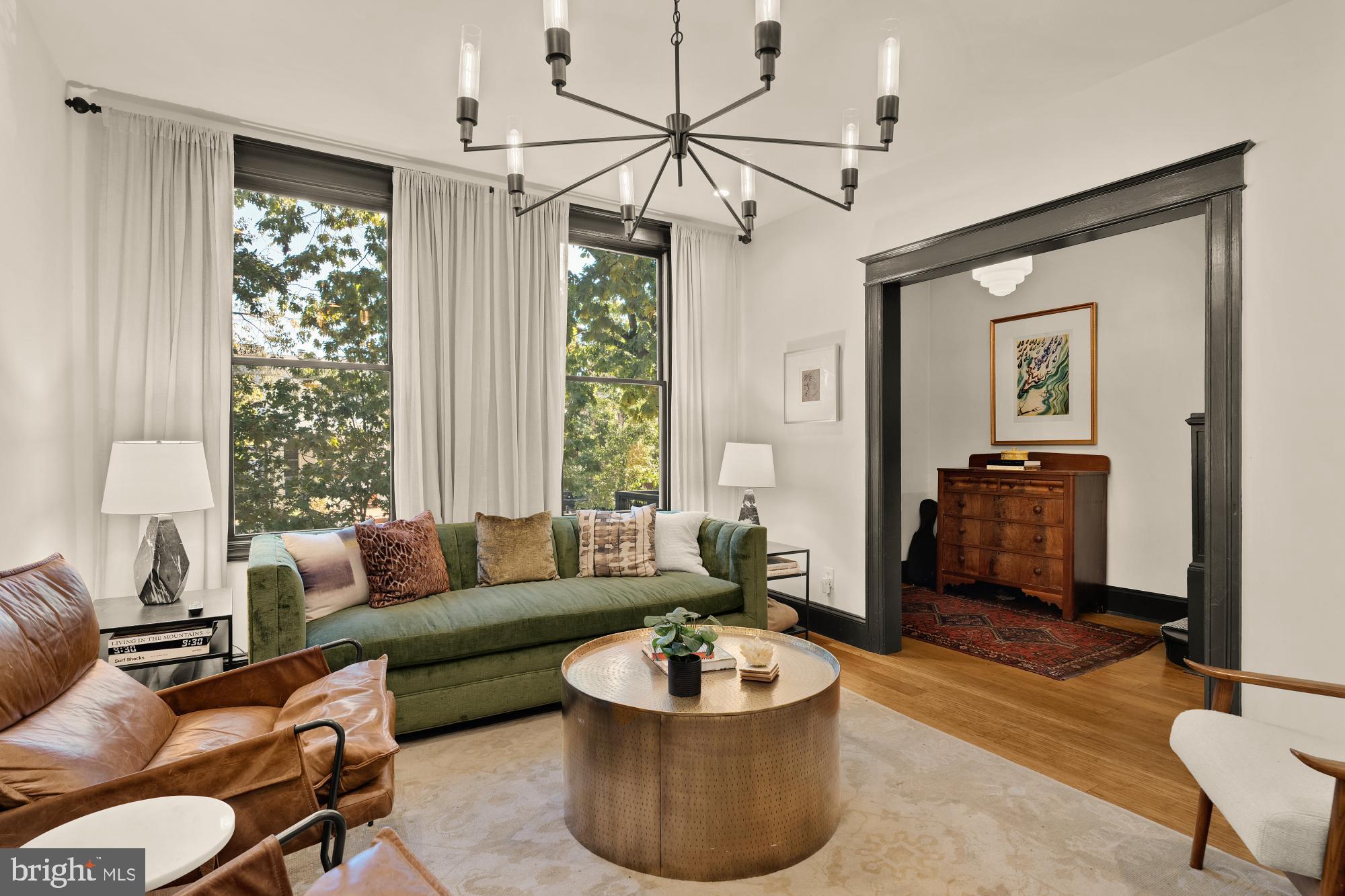951 14th Street Southeast Washington, DC 20003 - Photo 7 of 50 a living room with furniture and a large window