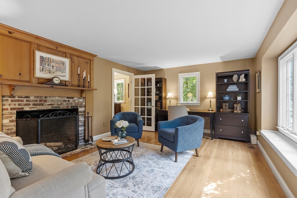 62 Waite Road Boxborough, MA 01719 - Photo 14 of 41 a living room with furniture and a fireplace