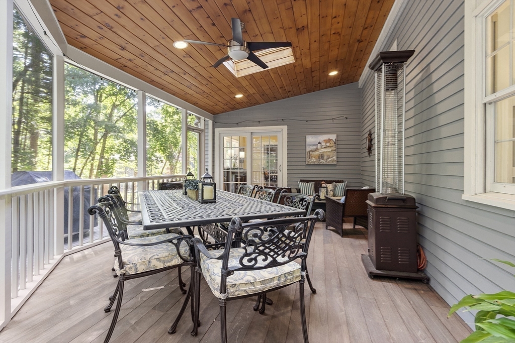62 Waite Road Boxborough, MA 01719 - Photo 17 of 41 a view of a dining room with furniture window and outside view