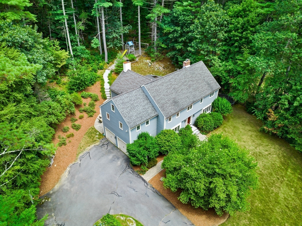 62 Waite Road Boxborough, MA 01719 - Photo 3 of 41 an aerial view of a house with yard and swimming pool and outdoor seating