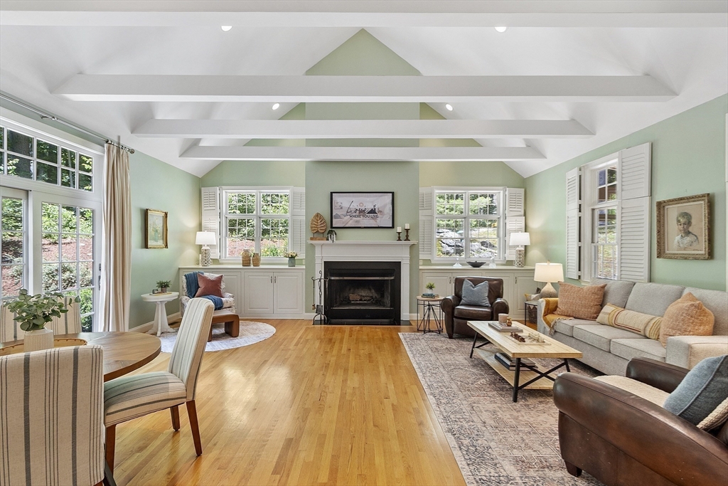 62 Waite Road Boxborough, MA 01719 - Photo 5 of 41 a living room with furniture and a fireplace