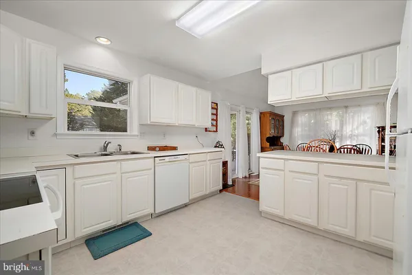 a kitchen that has a sink and a stove in it