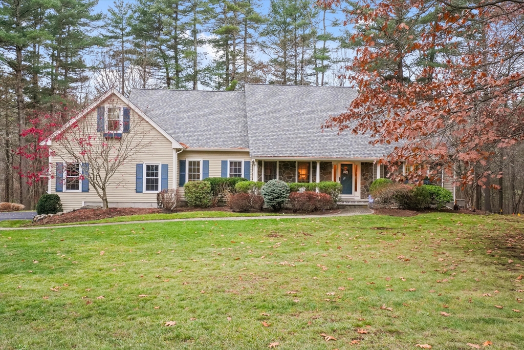 20 Barnside Road Boxford, MA 01921 - Photo 1 of 42 a front view of a house with a garden