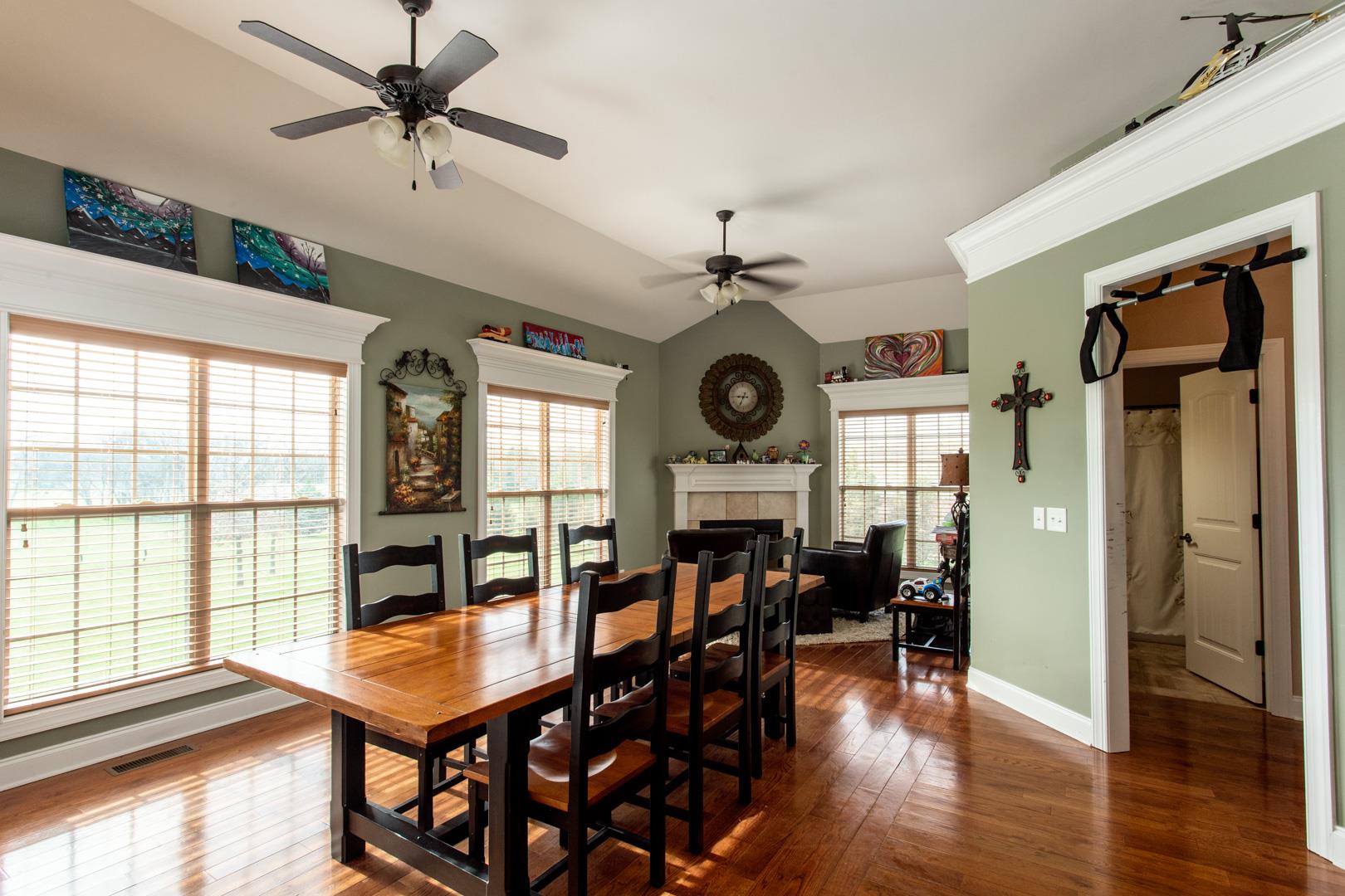 245 Dunaway Road Lebanon, TN 37090 - Photo 9 of 30 a view of a dining room with furniture window and wooden floor