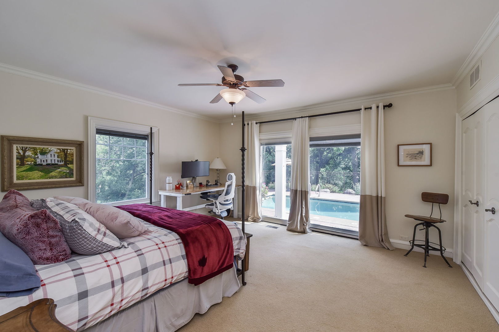 6N197 Denker Road St. Charles, IL 60175 - Photo 43 of 73 a bed room with a bed and a tv