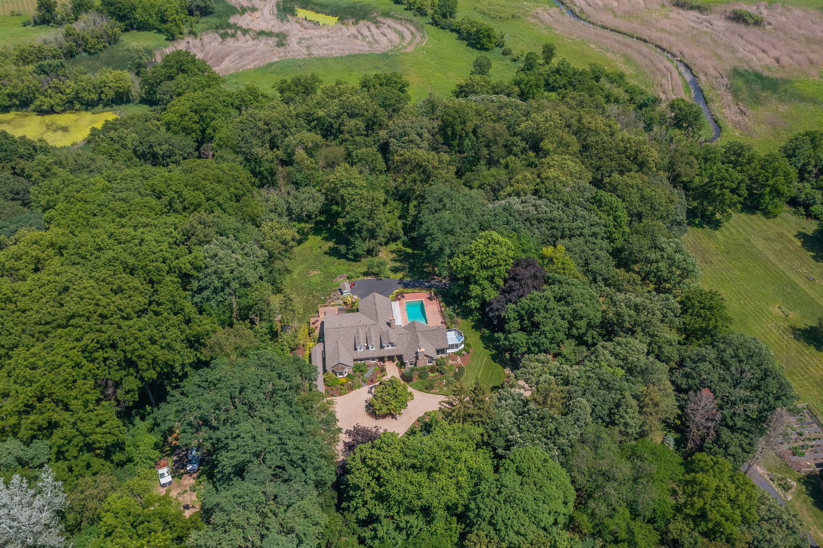 6N197 Denker Road St. Charles, IL 60175 - Photo 6 of 73 an aerial view of a house with a yard