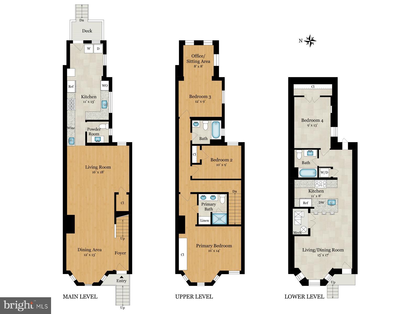 911 10th Street Northeast Washington, DC 20002 - Photo 46 of 46 Floor Plan