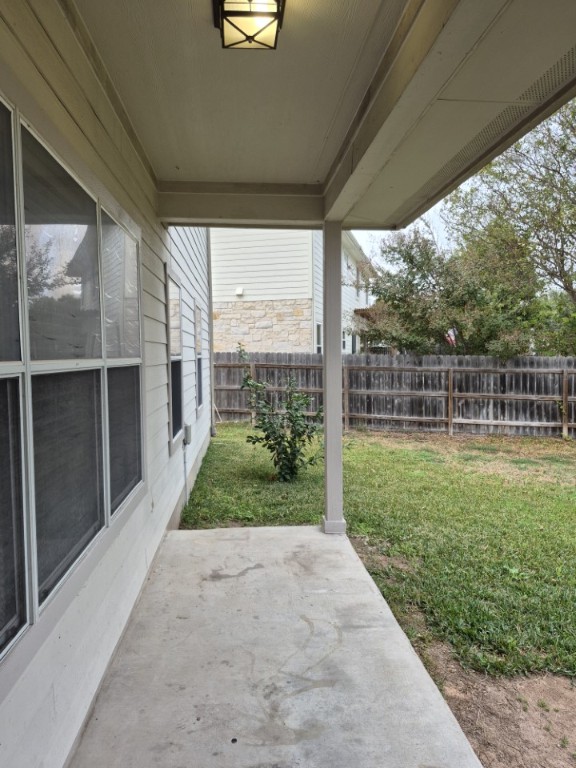 808 Busleigh Castle Way Pflugerville, TX 78660 - Photo 28 of 30 a view of a backyard with garden